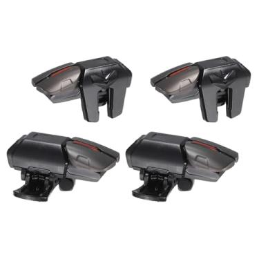 Imagem de PATIKIL 2 Pares de Gatilhos Móveis, Botão Auxiliar 6 em 1 Controle de Jogo para Celular Combo Shoot Target Gaming Joystick para Telefones de Jogo, Preto