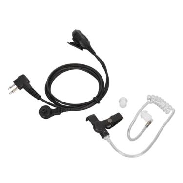 Imagem de Zyyini Fone de Ouvido Com Tubo Acústico de Ar, Fone de Ouvido de Intercomunicação Padrão de 2 Pinos Com Design PTT de Lapela para DP1400 EP450 DEP450 CP040 CP140 CP180 XTN446 BPR40