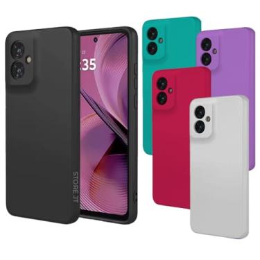 Imagem de Capa Case Compatível Motorola Moto G54 Silicone Aveludada Ultra Fina e Resistente (LAVANDA)