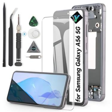 Imagem de YWLRONG Substituição de tela para Samsung Galaxy A56 5G para Samsung Galaxy A56 5G A566V/A566B/A566E/A566U/A566U/A566W Tela LCD Touch Screen Substituição com ferramentas