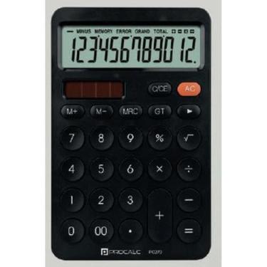 Imagem de Calculadora de Mesa 12 DIG. PT SOLAR/BATERIA PC270 - Procalc