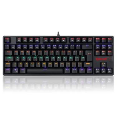 Imagem de Teclado Gamer Redragon Daksa, Rainbow, Mecânico, Abnt2, Switch Outemu Brown - K576R-1 PT-BROWN