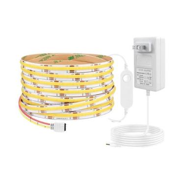 Imagem de Fita De Luz LED COB CCT Inteligente WiFi 24V 3M 5M Regulável Funciona 