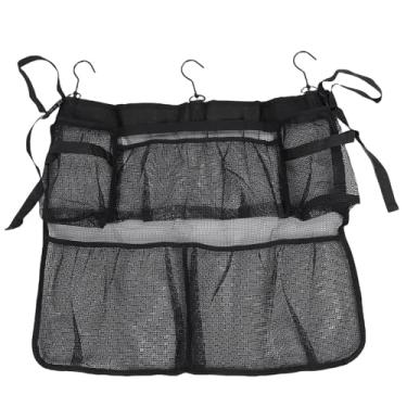 Imagem de Bolsa de malha para pendurar piscina, grande capacidade, dobrável, à prova d'água, organizador de armazenamento para brinquedos de praia à beira da piscina, itens de chuveiro,