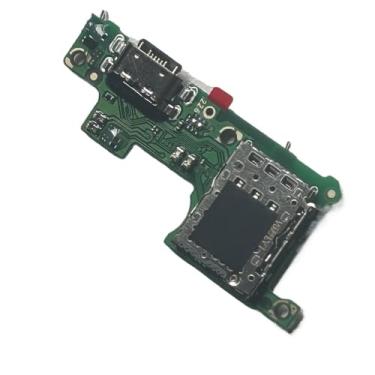 Imagem de zhxchzhi Placa de microfone conector de áudio de porta de carregamento OEM compatível com peças Infinix Note 40 Pro 4G X6850