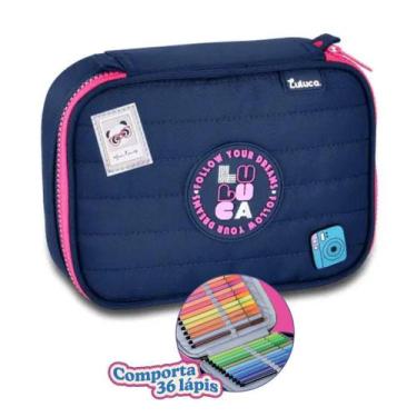 Imagem de Estojo Box Luluca Escola Estojo Grande Feminino - Clio