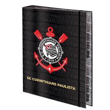 Imagem de Fichário Corinthians Universitário Com Elástico - Dac