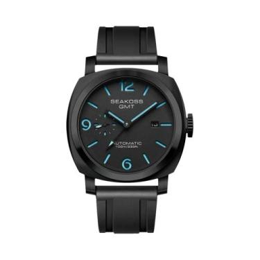 Imagem de Relógio De Mergulho Masculino 10Bar GMT SEAKOSS Automático Mecânico 31