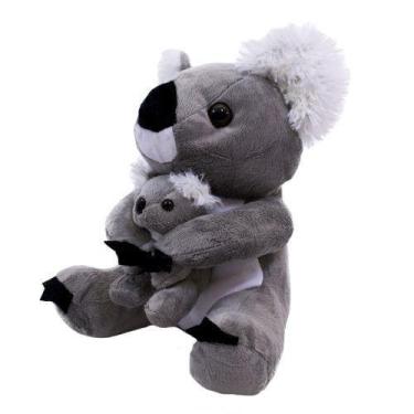 Imagem de Coala De Pelúcia Com Filhote 28 Cm  Fofy Toys