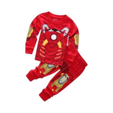 Imagem de Conjunto De Pijamas Infantis De Desenho Animado Manga Longa Para Menin