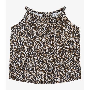 Imagem de Blusa de Alça Plus Size Infinita Cor Bege-Feminino