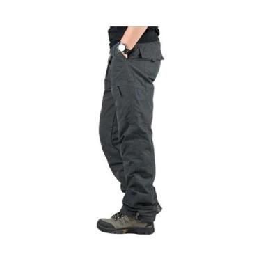 Imagem de Calças Táticas De Inverno Para Homens, Calças Cargo Largas E Quentes, 