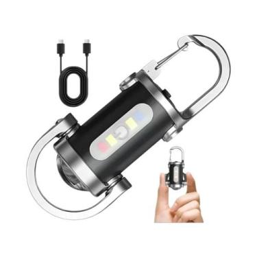 Imagem de Lanterna Mini Recarregável Ultra Brilhante 800LM EDC COB Luz De Trabal