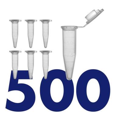Imagem de Tubos de centrífuga Kashi Scientific 1,5 mL com tampa de pressão 500/p