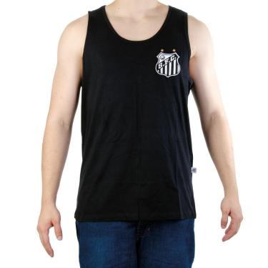 Imagem de Camiseta Regata do Santos Oficial Masculina Algodão-Masculino