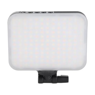 Imagem de Dpofirs Luz LED Recarregável para Selfie de Telefone 5000mAh 156 Luz de Preenchimento de Vídeo LED 2500k-9000K Temperatura de Cor para Câmera de Telefone Laptop Videoconferência Ângulo de Iluminação