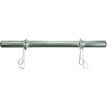 Imagem de Barra Oca 40 Cm Com Presilhas Cromada Poli Sports-Unissex