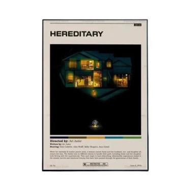 Imagem de Pôster De Arte De Parede De Filme De Terror Clássico Hereditário Minim