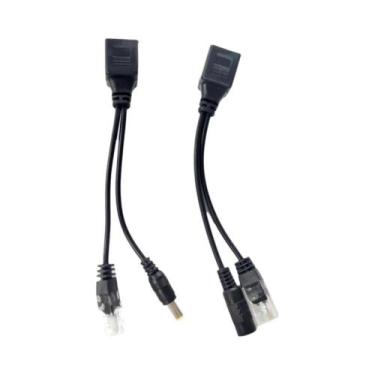 Imagem de Adaptador POE Passivo Power over Ethernet 2/5/10 Pares Injetor RJ45 12