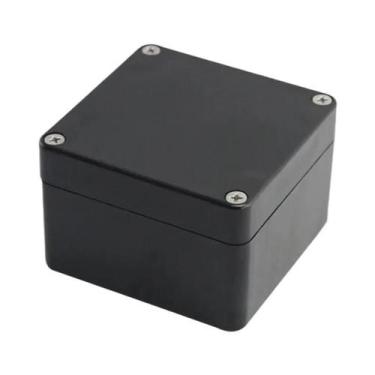 Imagem de Caixa De Plástico Preta À Prova d'Água Para Uso Externo, Invólucro Par