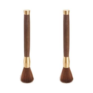 Imagem de Escova De Madeira Para Limpeza De Máquina De Café Expresso Com Cabo - 