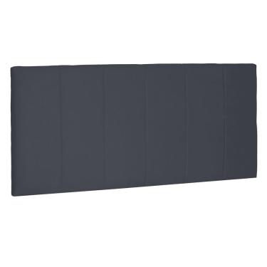 Imagem de Cabeceira Painel Estofada Cama Box Casal King Ravenna 195cm Suede Cinza - Desk Design