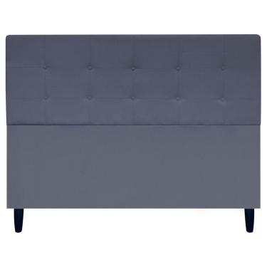 Imagem de Cabeceira Cama Ivy Para Cama Queen 160 Cm Suede Cinza, Suede