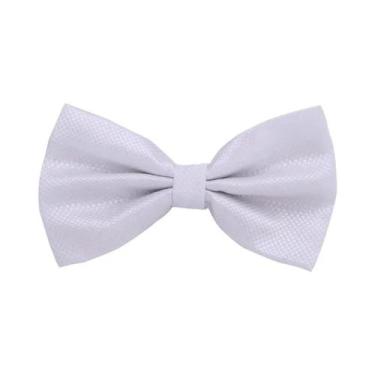 Imagem de Gravata Borboleta Masculina Sólida Clássica Xadrez Da Moda Para Casame