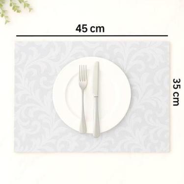 Imagem de Kit 06 Sousplat Mesa Posta Cozinha Jogo Americano 45X35 - Beija Flor