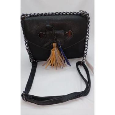 Imagem de Bolsa Lateral Com Alça E Detalhe Em Corrente(Creme,Lisa) - GENERICA, P