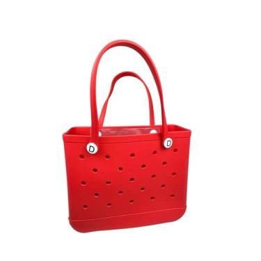 Imagem de Bolsa Eva Premium Vermelha Luxo Praia Piscina Impermeável - - Allurys,