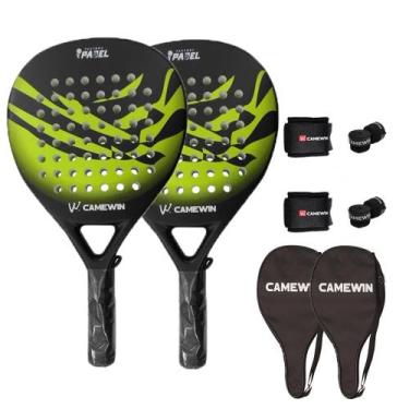 Imagem de Raquetes de praia CAMEWIN Carbon Fiber 2 PCS com acessórios