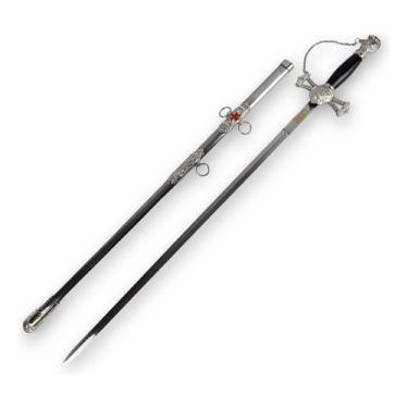 Imagem de Espada Cavaleiro Templário Medieval Bainha De Metal - Tenda Medieval