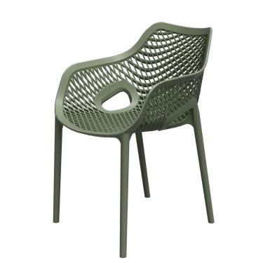 Imagem de Cadeira Poltrona Jardim-varanda Colmeia Polipropileno – Tk verde