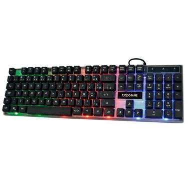 Imagem de Kit Teclado Mouse Gamer 6 Botoes Horus Tm305 OEX Game Preto-Unissex