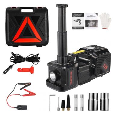 Imagem de Macaco Elétrico BENYAN de 5 Toneladas com Kit de Bomba Inflável 12V Macaco Elétrico Portátil com Luz LED para SUV