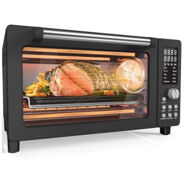 Imagem de Forno Elétrico Air Fryer Nuwave Bravo Pro Smart Air Fryer 21L, 12 Funções, Convecção Rápida, 1800W, Temperatura 10°C–232°C, Painel Touch