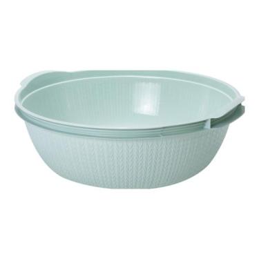 Imagem de Bacia De Bebê 17l Infantil Multiuso Trama Plasútil, Verde