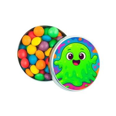 Imagem de Kit 30 Latinhas Lembrancinhas Slime Cor: Prateado - Gil Festa Kids Dec