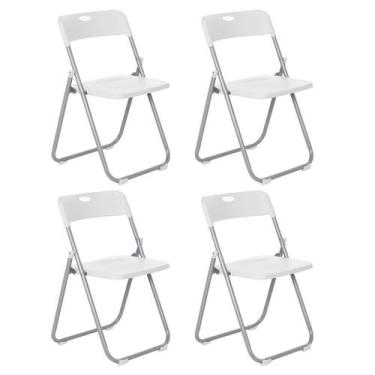 Imagem de Laraz, Kit 4 cadeiras dobravel Fort bar restaurante lanchonete eventos