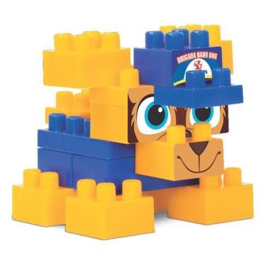 Imagem de Blocos de Montar Brigada Baby Dog 16 Peças Mercotoys - Item Sortido