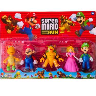 Imagem de Super Mario Bross Coleção Bonecos Diversos  5  Personagens.  - toys