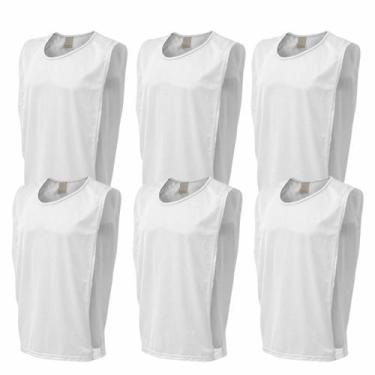 Imagem de Kit colete 6 pças liso treino e atividades esportivas trb adulto - TRB