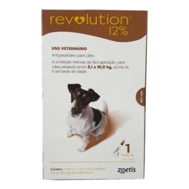Imagem de Antipulgas Revolution 12 Para Cães De 5,1 A 10kg Com 1 Pipeta - Zoetis