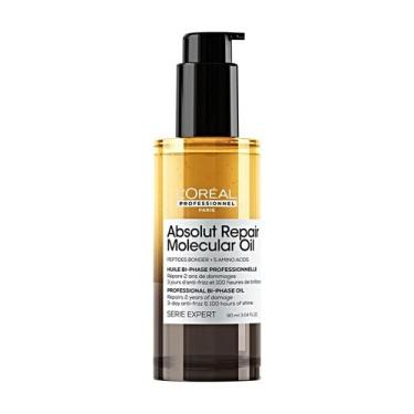 Imagem de Loréal Absolut Repair Molecular Oil- Óleo Bifásico 90ml - Loréal Profe