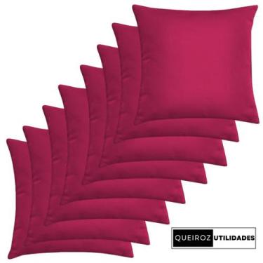 Imagem de Kit com 1 até 10 Capas de Almofadas: Pink / Rosa - 40x40 - Decorativa 