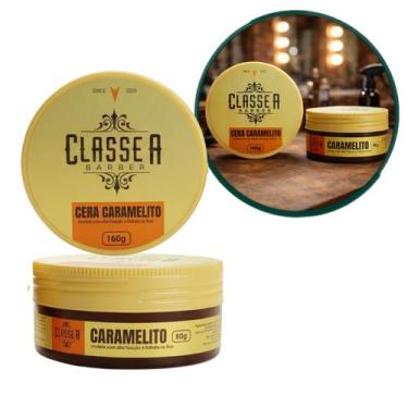 Imagem de Pomada Cera Caramelito Fixadora Modela Classe A 160g
