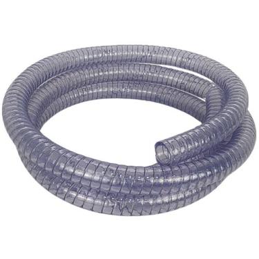 Imagem de Mangueira Sucção Atóxica Alimentícia Mola Aço 1 Polegada - 20 Metros L