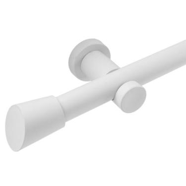 Imagem de Kit Varão Completo Joy 28mm 2 Metros com Emenda Cor:Branco - Belchior,