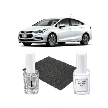 Imagem de Tinta Tira Risco Automotiva Branco Summit GM Onix Joy Cruze -, Cruze S